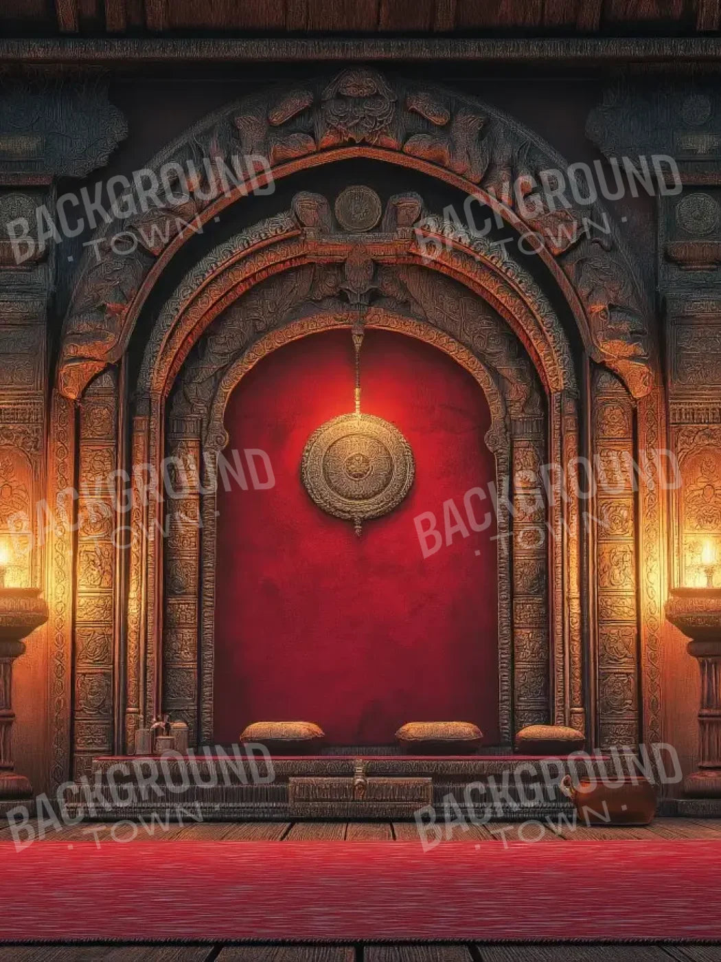 The Mongol Empire 6’x8’ Fleece (72 x 96 inch) Backdrop