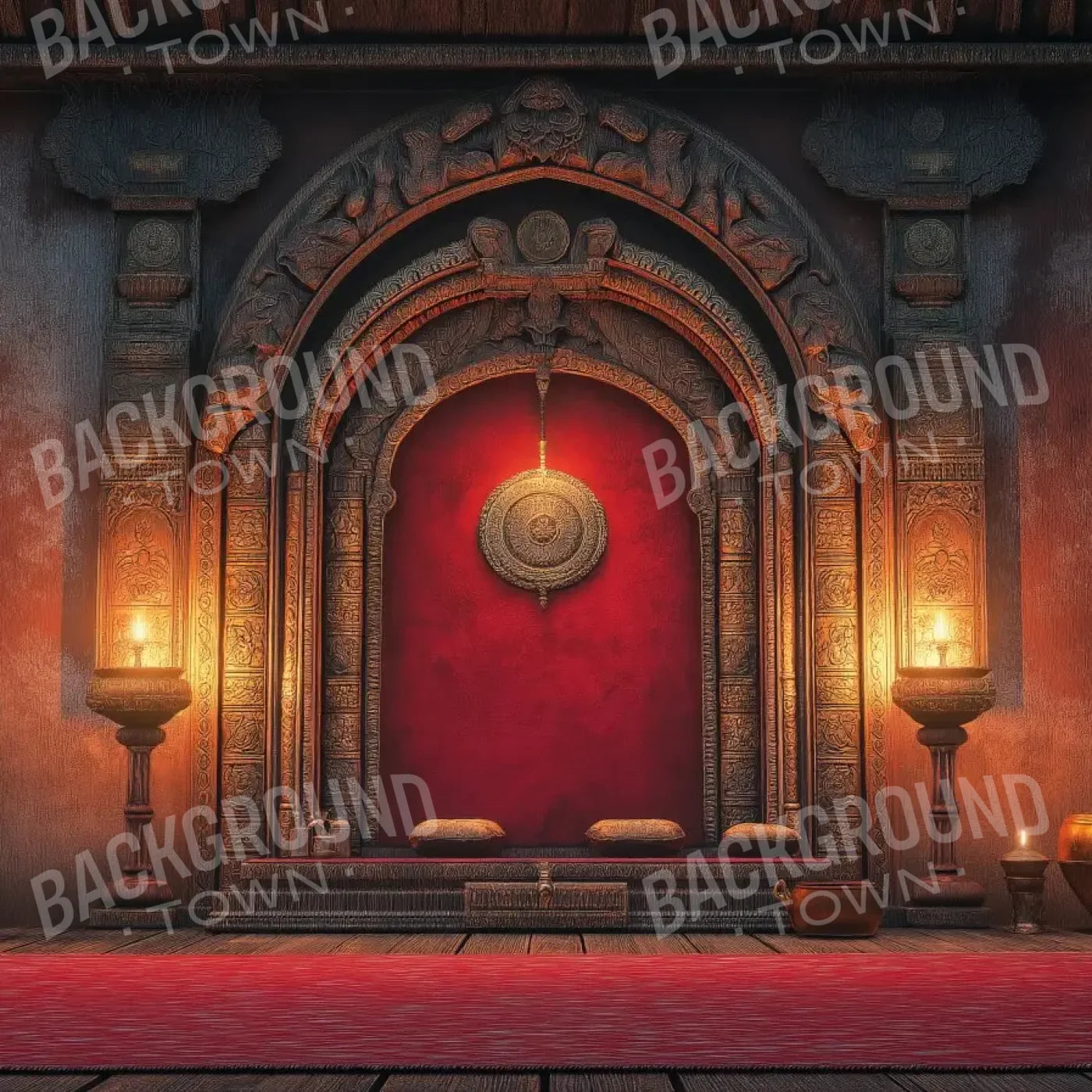 The Mongol Empire 8’x8’ Fleece (96 x 96 inch) Backdrop