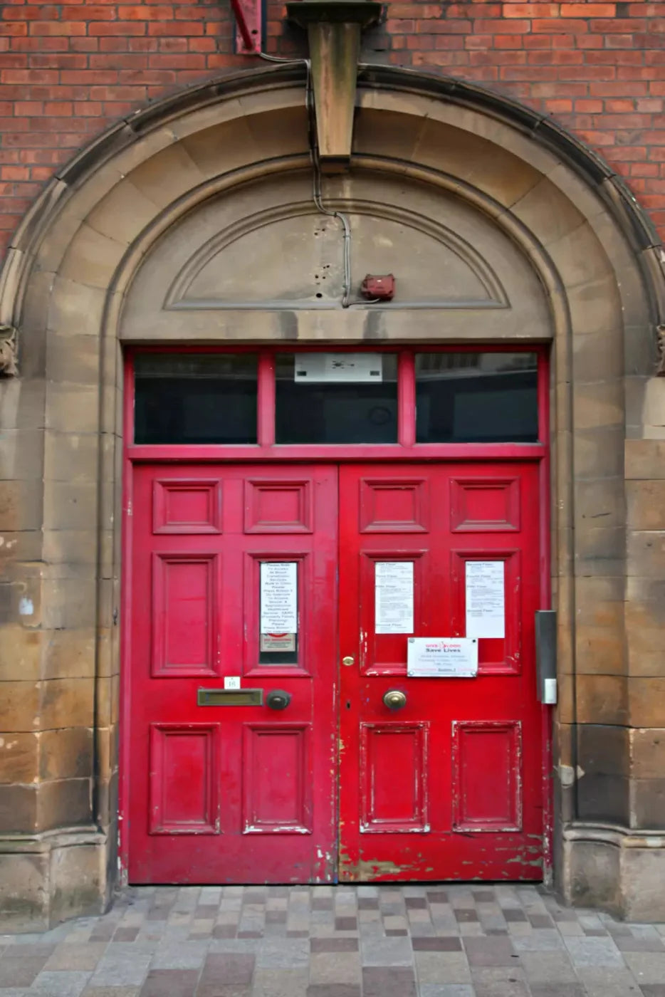 The Red Door 5X8 Ultracloth ( 60 X 96 Inch ) Backdrop