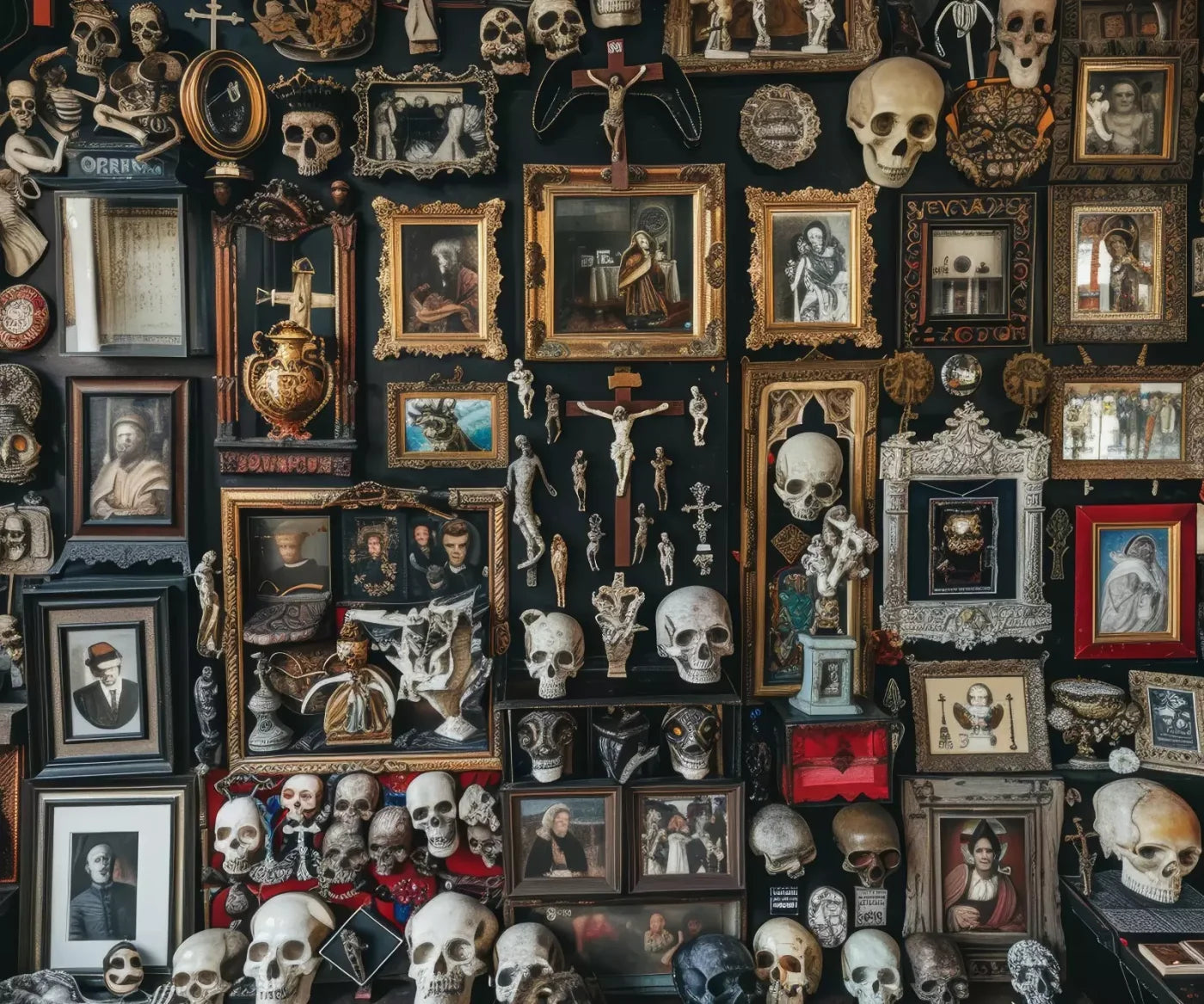 The Skeleton Photo Room 5’X4’2 Fleece (60 X 50 Inch) Backdrop