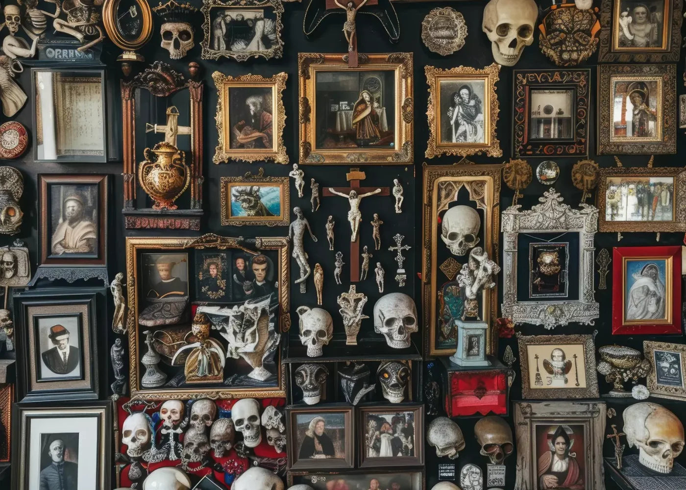 The Skeleton Photo Room 7’X5’ Ultracloth (84 X 60 Inch) Backdrop