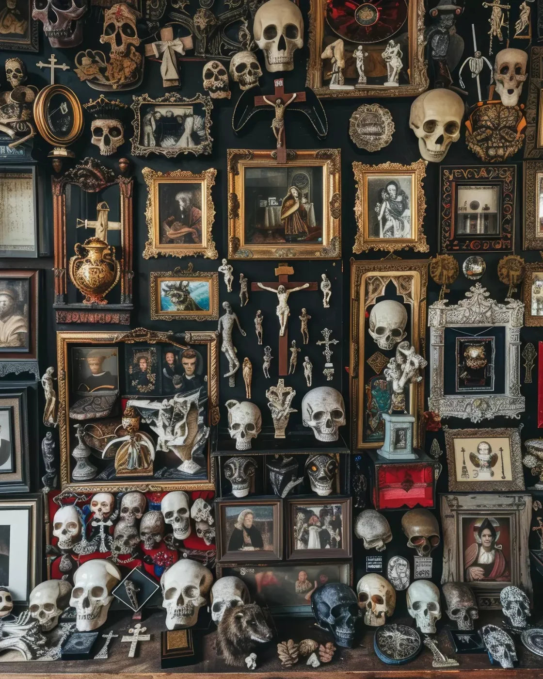 The Skeleton Photo Room 8’X10’ Fleece (96 X 120 Inch) Backdrop