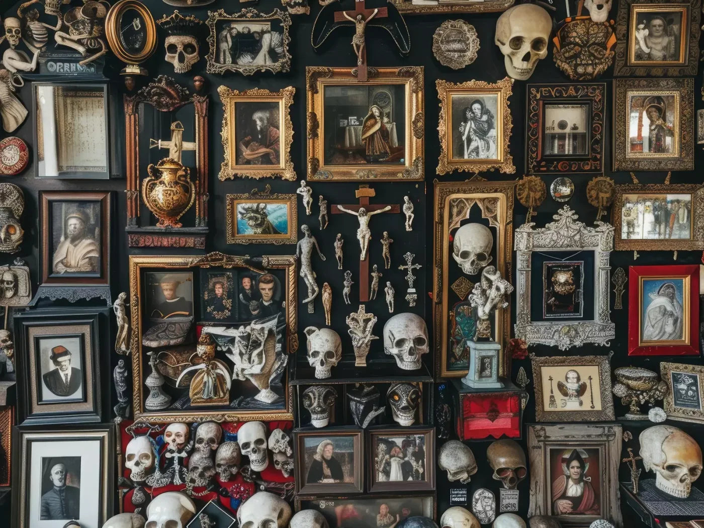 The Skeleton Photo Room 8’X6’ Fleece (96 X 72 Inch) Backdrop