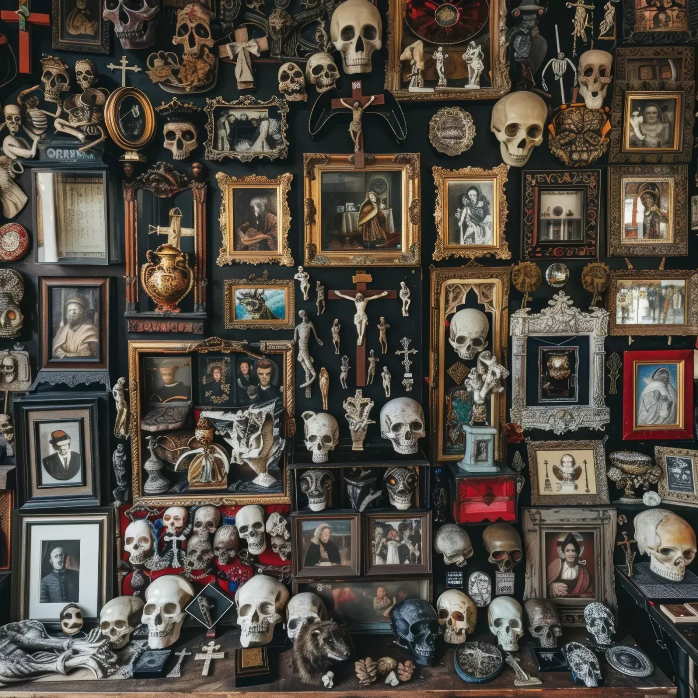 The Skeleton Photo Room 8’X8’ Fleece (96 X Inch) Backdrop