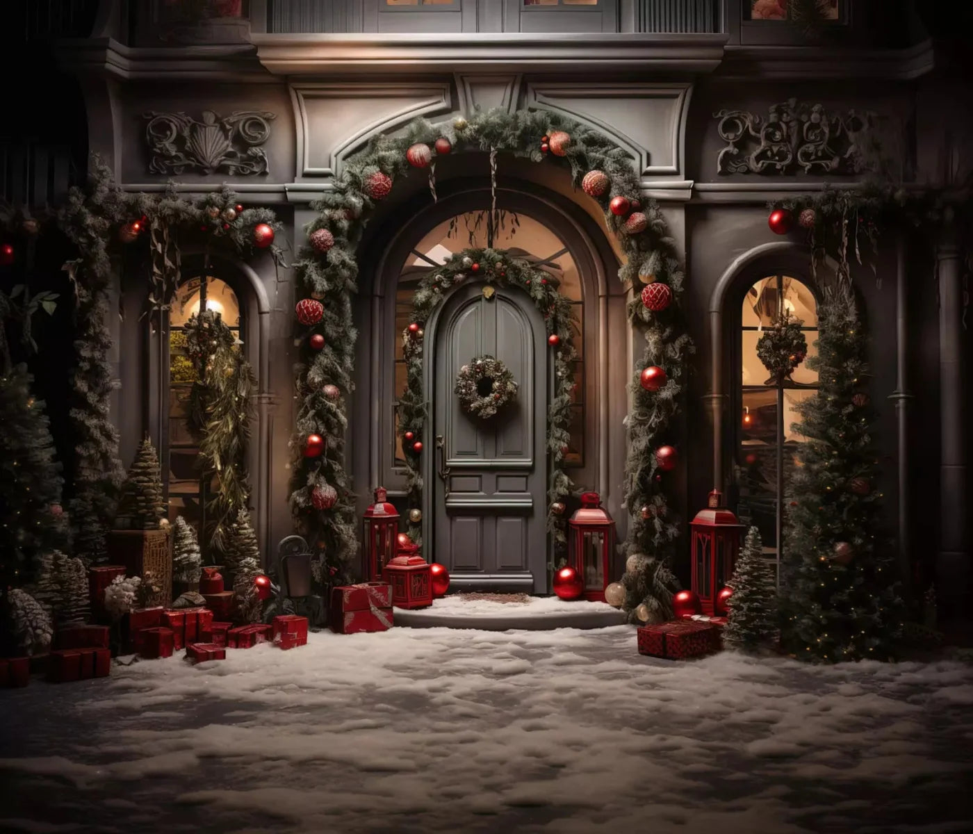 Tidings Of Joy 12X10 Ultracloth ( 144 X 120 Inch ) Backdrop