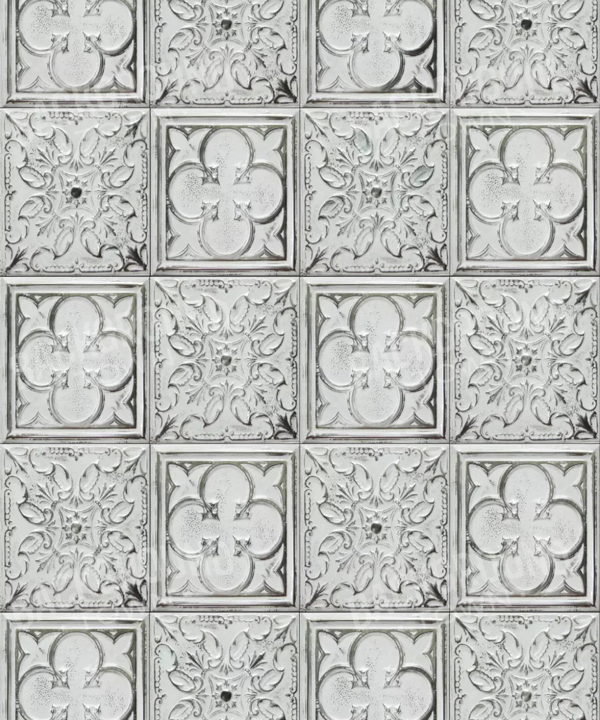 White Steel and Metal Backdrop for Photography