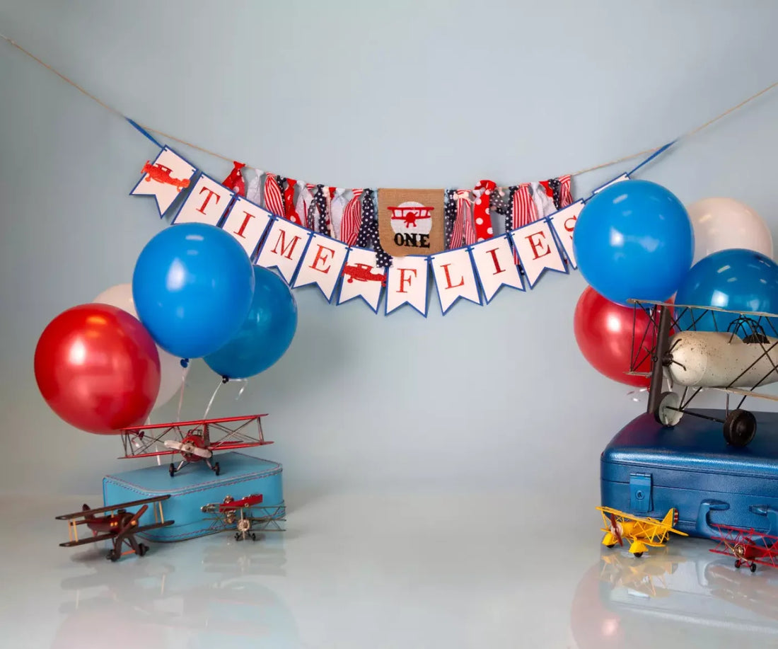 Time Flies 5’X4’2 Fleece (60 X 50 Inch) Backdrop