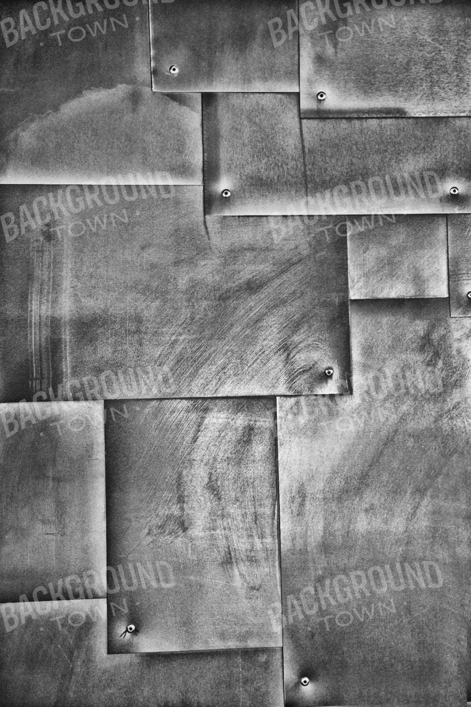 Tin Patch Black And White 5’X8’ Ultracloth (60 X 96 Inch) Backdrop