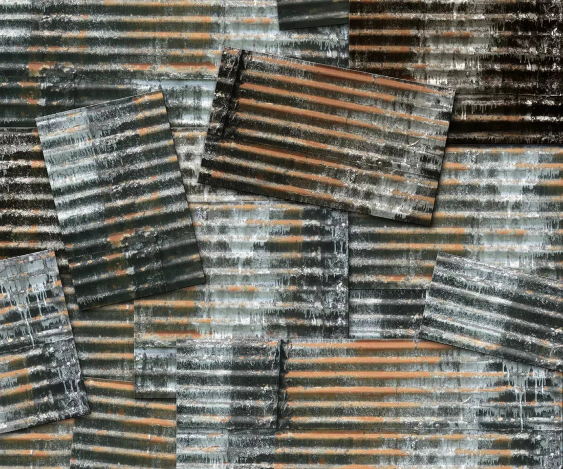 Tin Wall 5X42 Fleece ( 60 X 50 Inch ) Backdrop