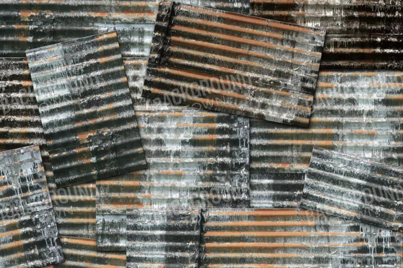 Tin Wall 8X5 Ultracloth ( 96 X 60 Inch ) Backdrop