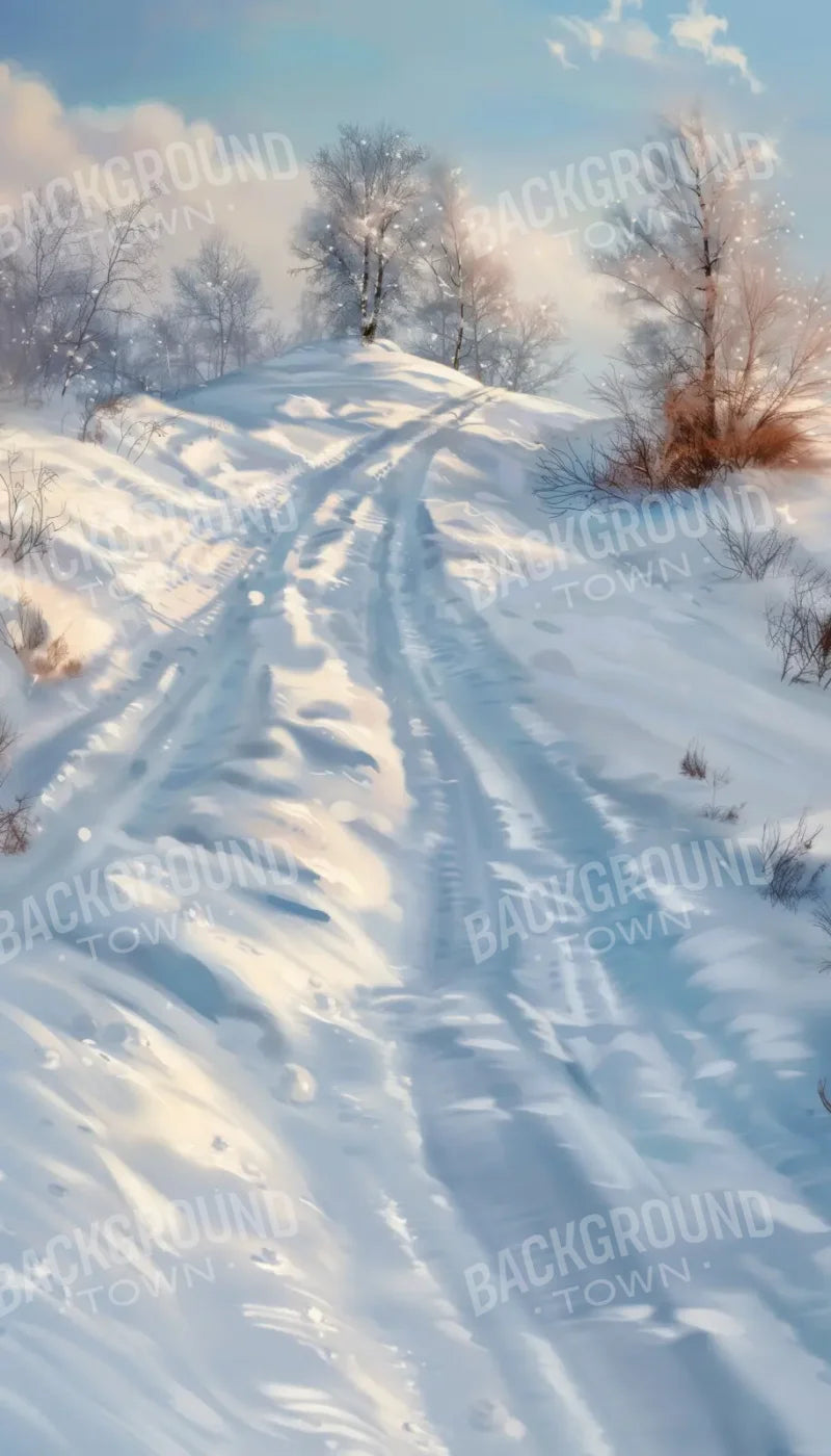 Tobogganing Hill Sweep 8’x14’ UltraCloth for Westcott X-Drop Pro (96 x 168 inch) Backdrop