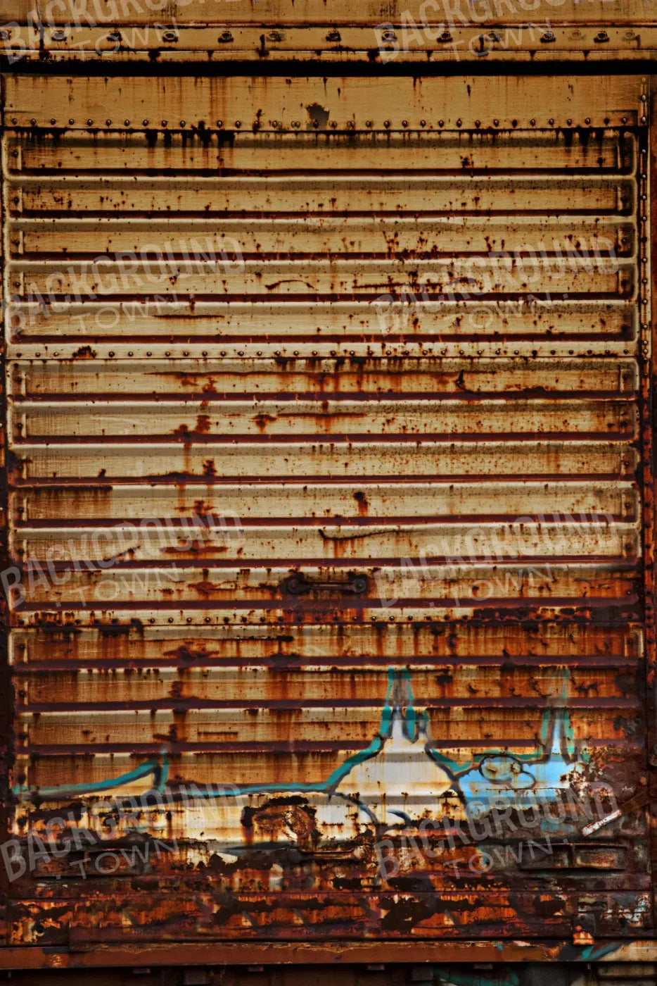 Train Car 5X8 Ultracloth ( 60 X 96 Inch ) Backdrop