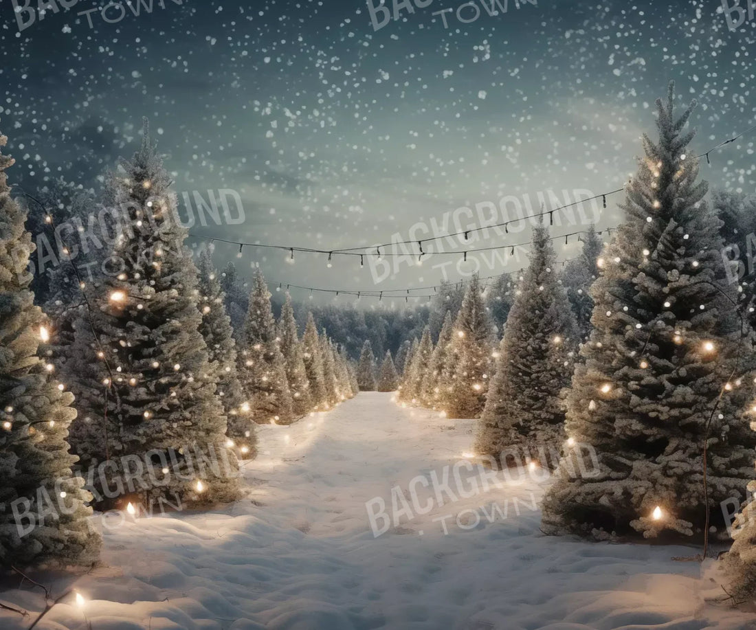 White Christmas Backdrop for Photography