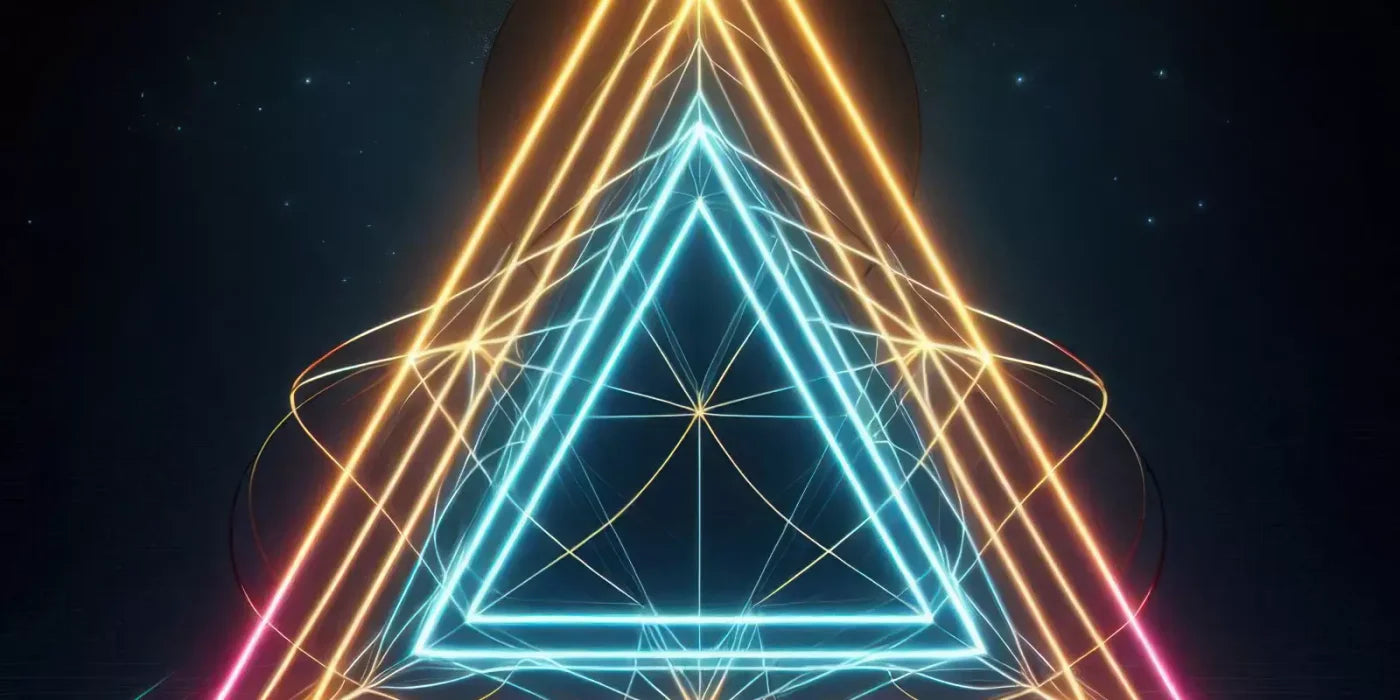 Triangle Of Colors 16’X8’ Ultracloth (192 X 96 Inch) Backdrop