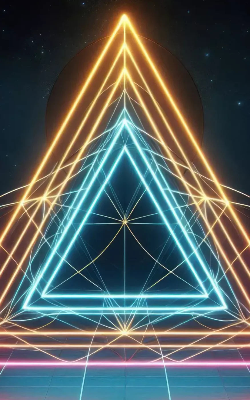 Triangle Of Colors 5’X8’ Ultracloth (60 X 96 Inch) Backdrop