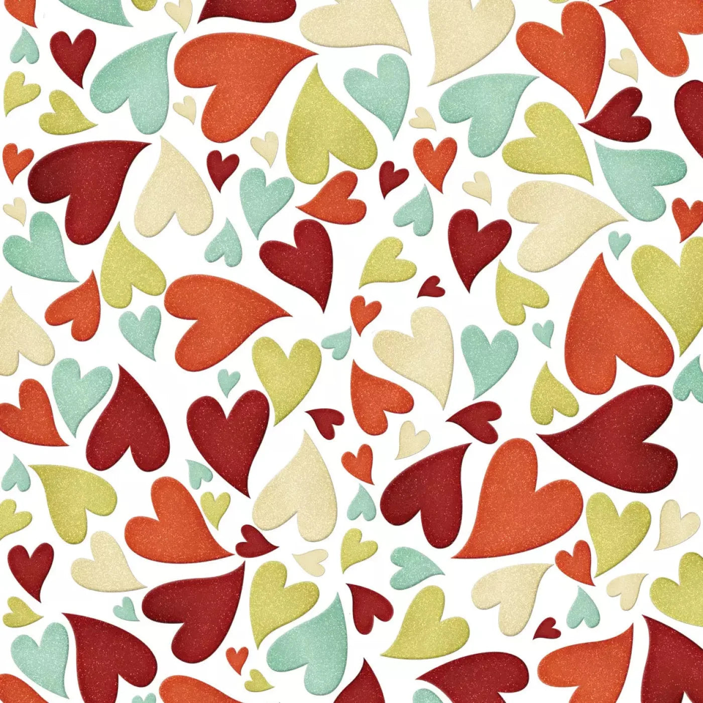 Tumbled Hearts 5X5 Rubbermat Floor ( 60 X Inch ) Backdrop