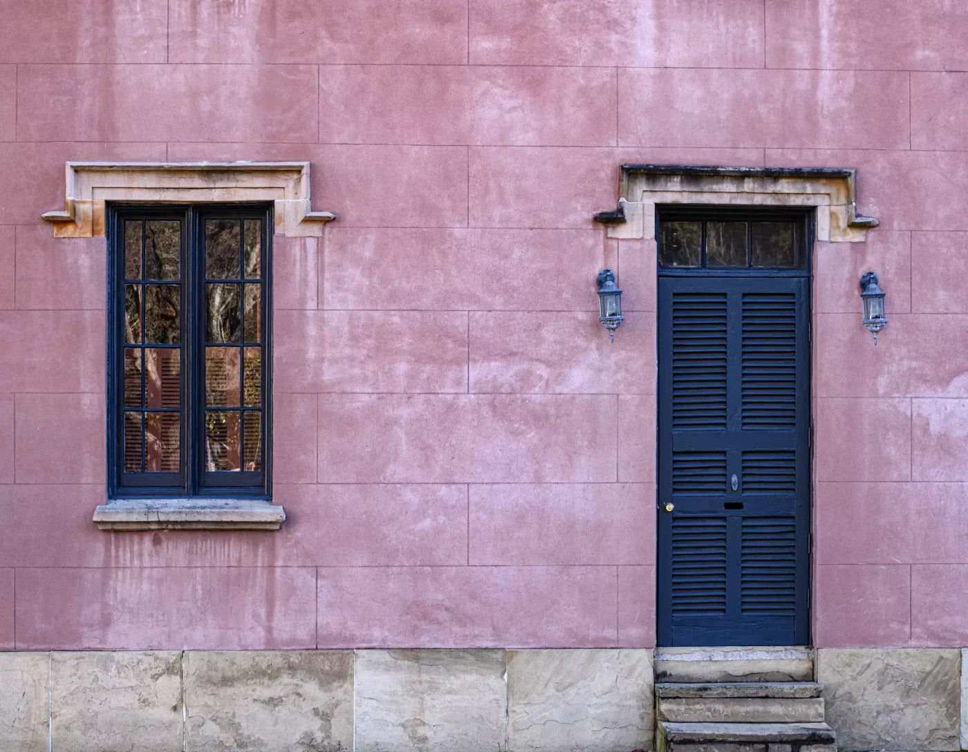 Tuscan Wall 8X6 Fleece ( 96 X 72 Inch ) Backdrop