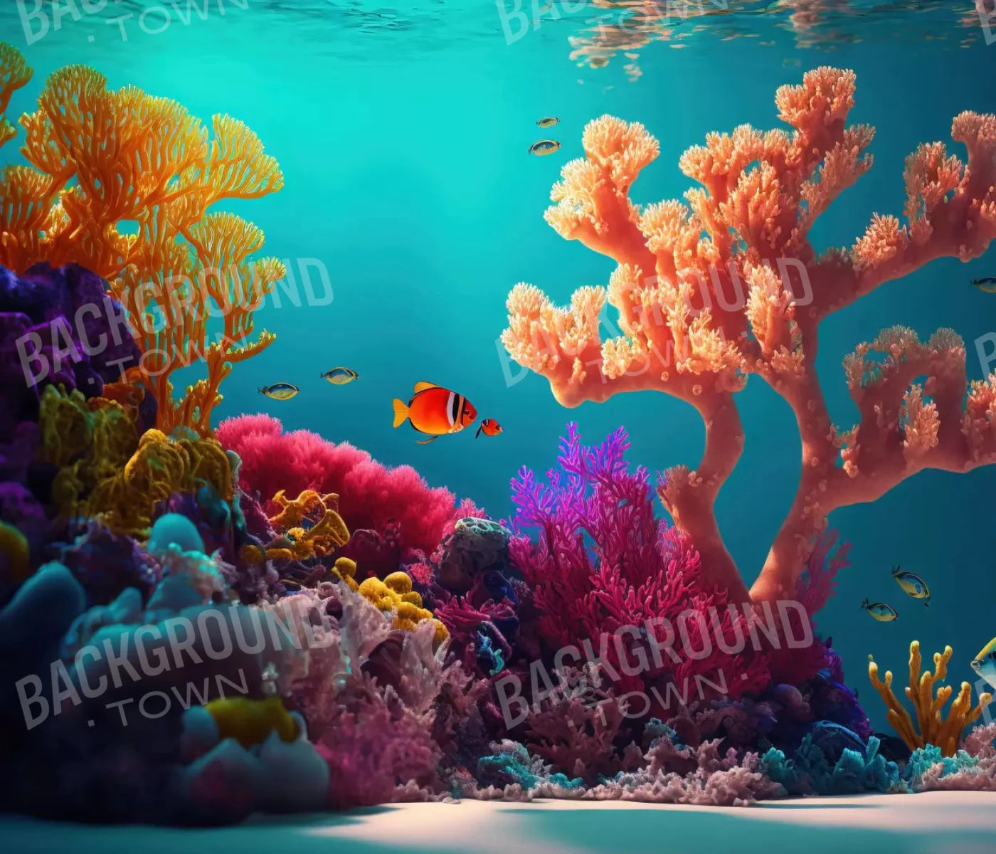 Under The Sea 12X10 Ultracloth ( 144 X 120 Inch ) Backdrop