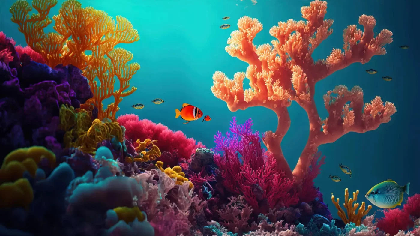 Under The Sea 14X8 Ultracloth ( 168 X 96 Inch ) Backdrop