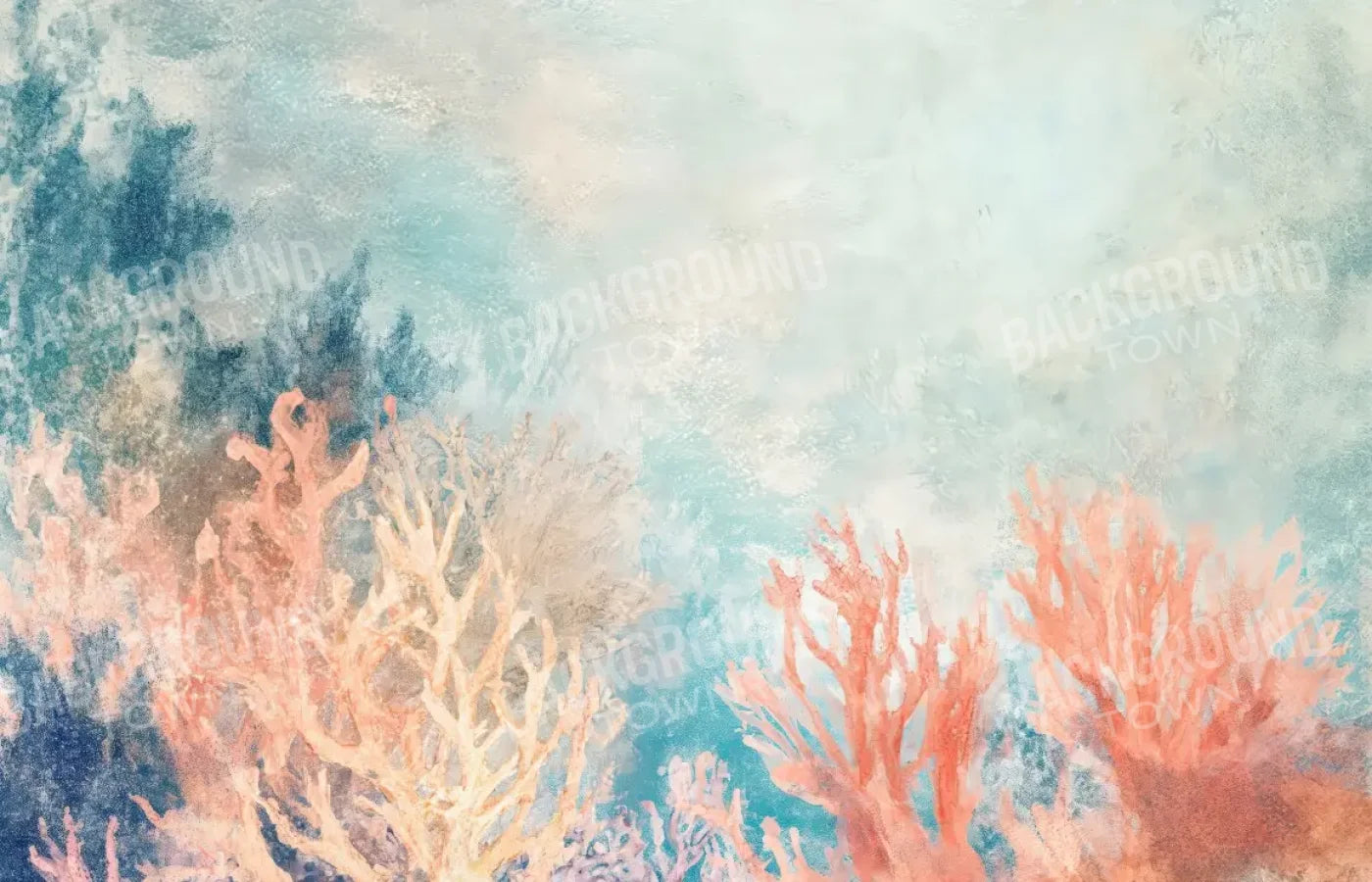 Under The Sea I 14’x9’ UltraCloth (168 x 108 inch) Backdrop