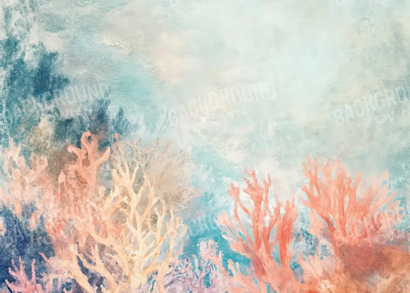 Under The Sea I 7’x5’ UltraCloth (84 x 60 inch) Backdrop