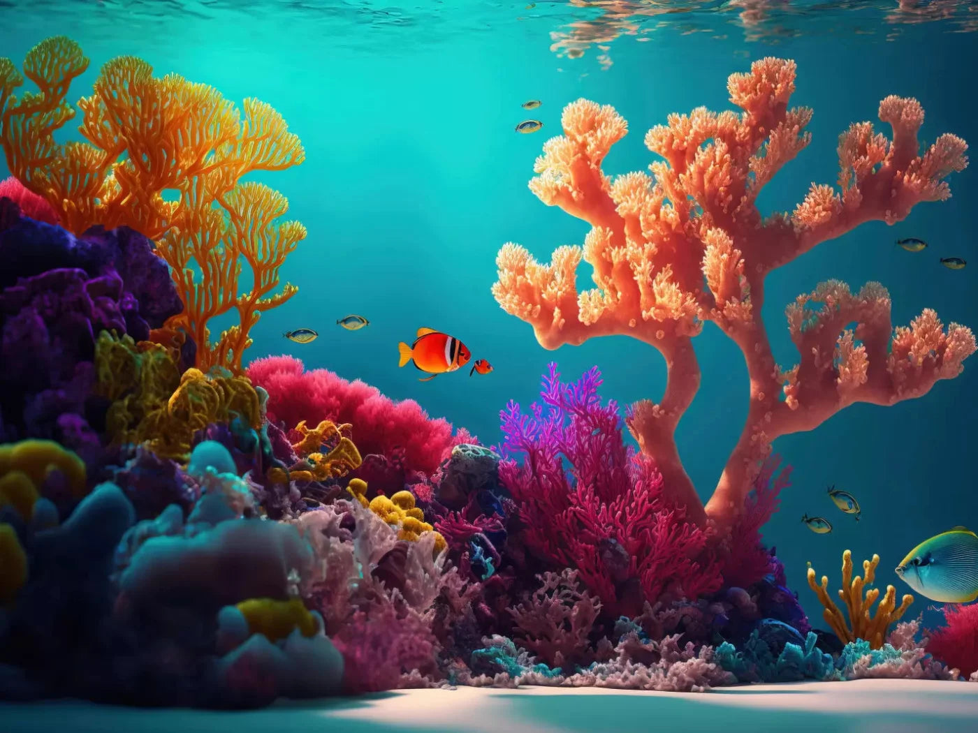 Under The Sea 7X5 Ultracloth ( 84 X 60 Inch ) Backdrop