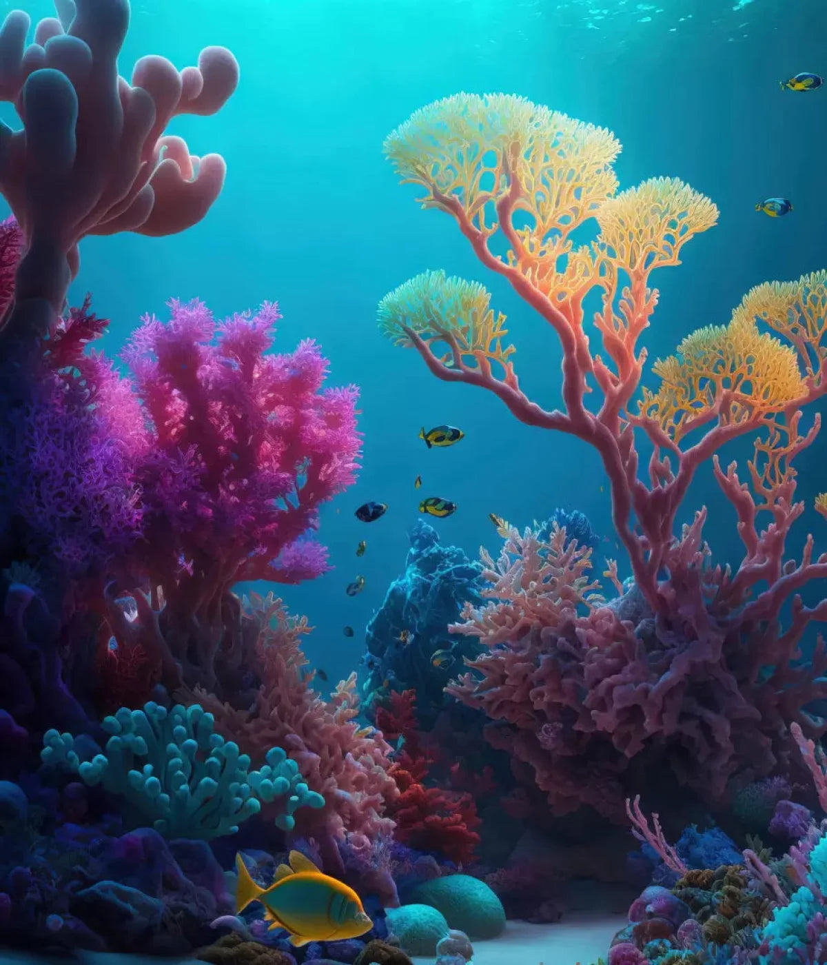 Under The Seas 10X12 Ultracloth ( 120 X 144 Inch ) Backdrop