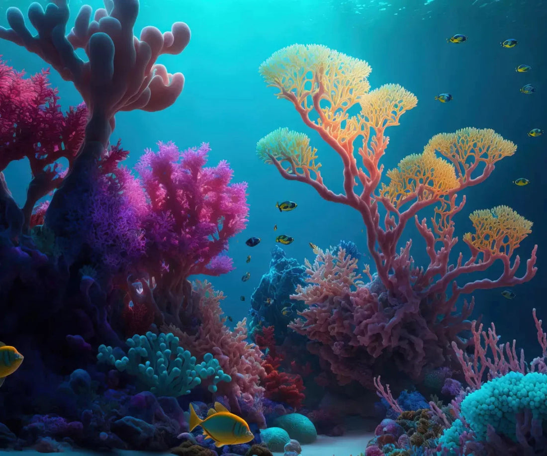 Under The Seas 5X42 Fleece ( 60 X 50 Inch ) Backdrop