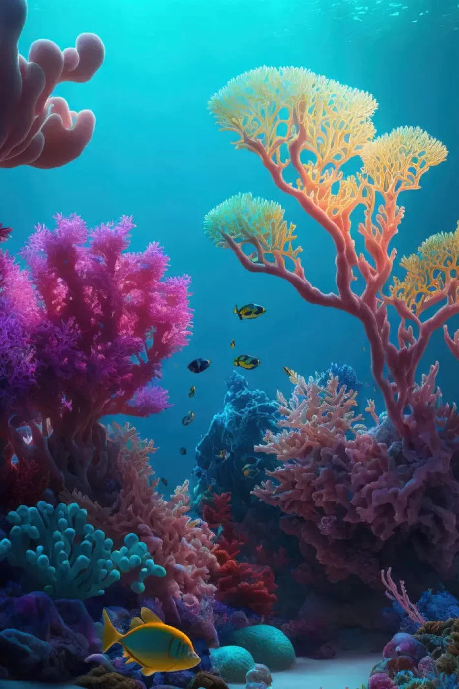 Under The Seas 5X8 Ultracloth ( 60 X 96 Inch ) Backdrop