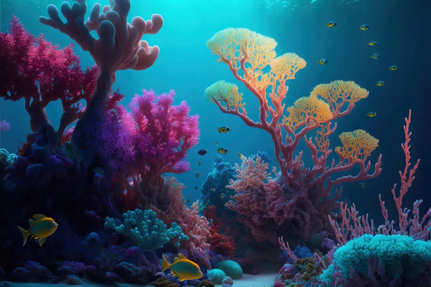 Under The Seas 8X5 Ultracloth ( 96 X 60 Inch ) Backdrop
