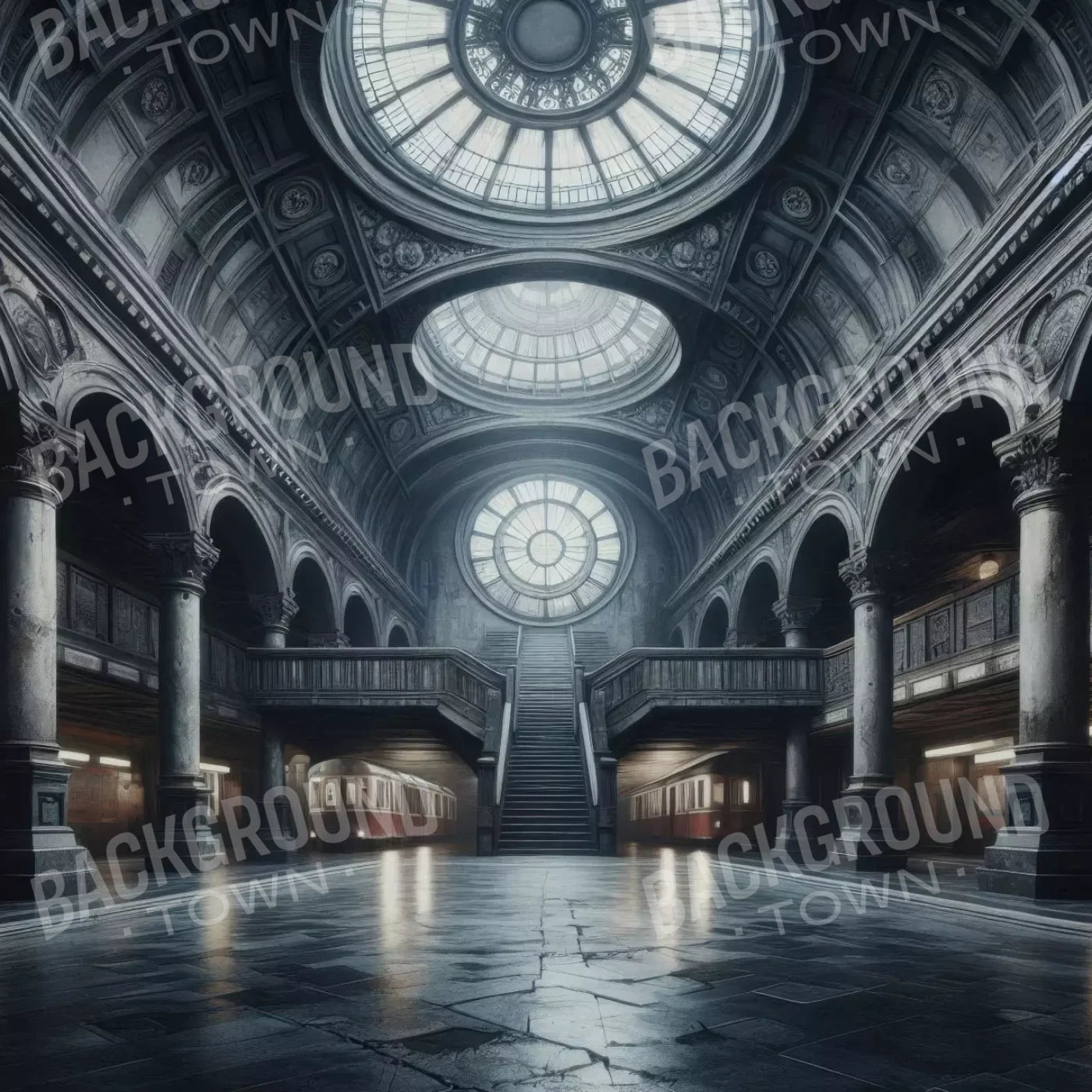 Undergroundsubway 8’X8’ Fleece (96 X Inch) Backdrop