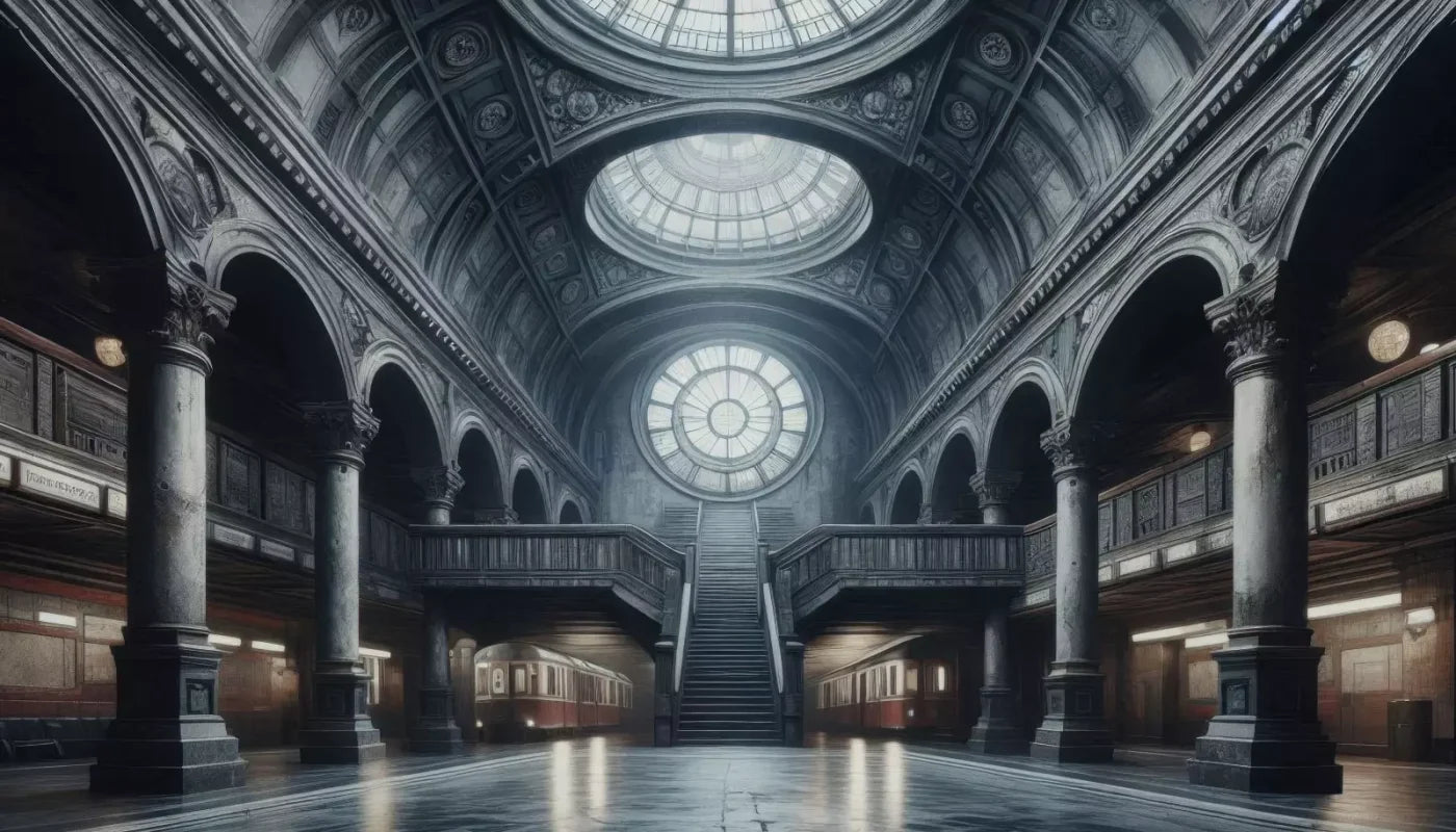 Undergroundsubway 14’X8’ Ultracloth (168 X 96 Inch) Backdrop