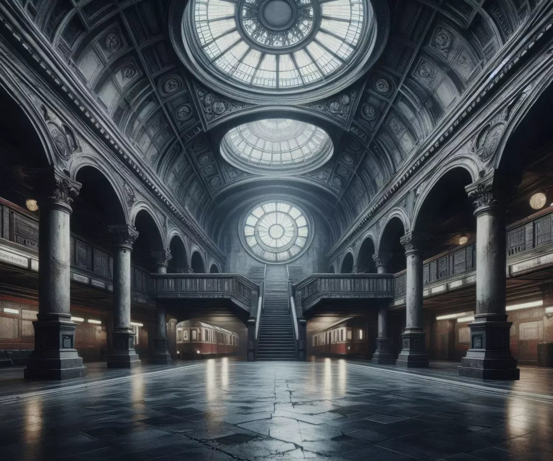 Undergroundsubway 5’X4’2 Fleece (60 X 50 Inch) Backdrop