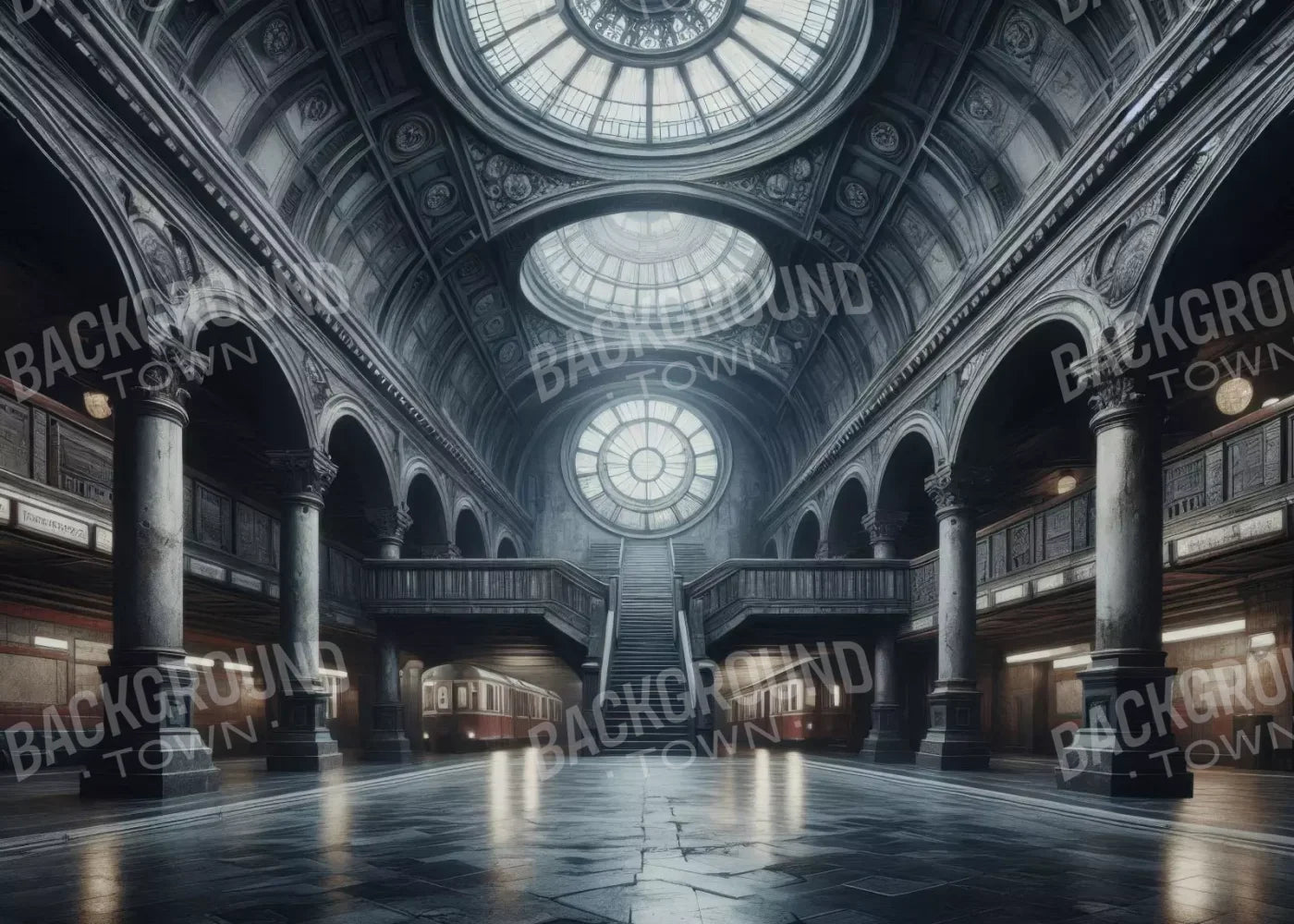 Undergroundsubway 7’X5’ Ultracloth (84 X 60 Inch) Backdrop