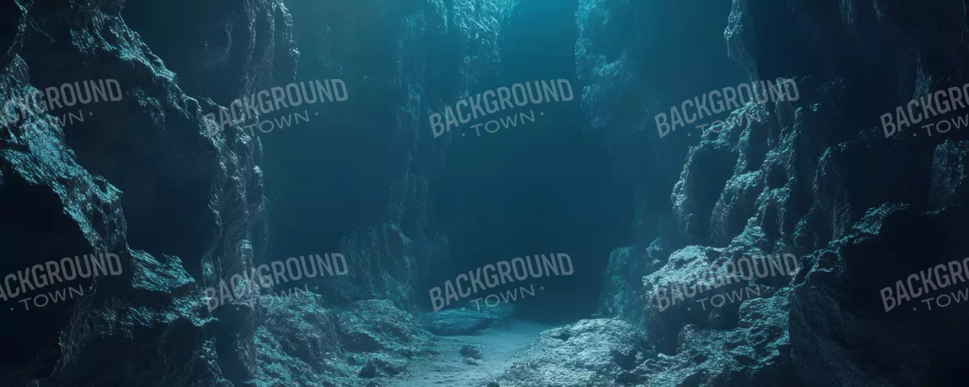 UnderwaterCave 20’x8’ UltraCloth (240 x 96 inch) Backdrop