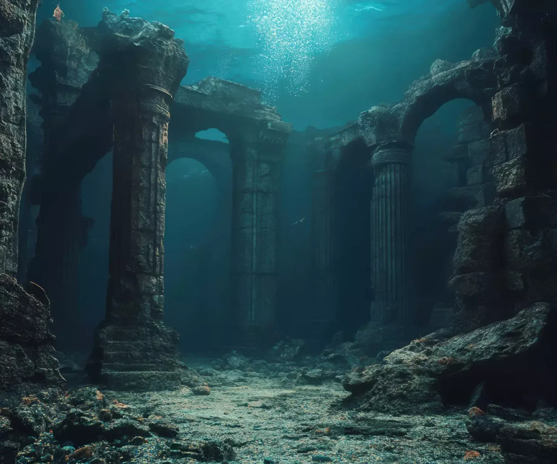 UnderwaterPillars 5’x4’2 Fleece (60 x 50 inch) Backdrop