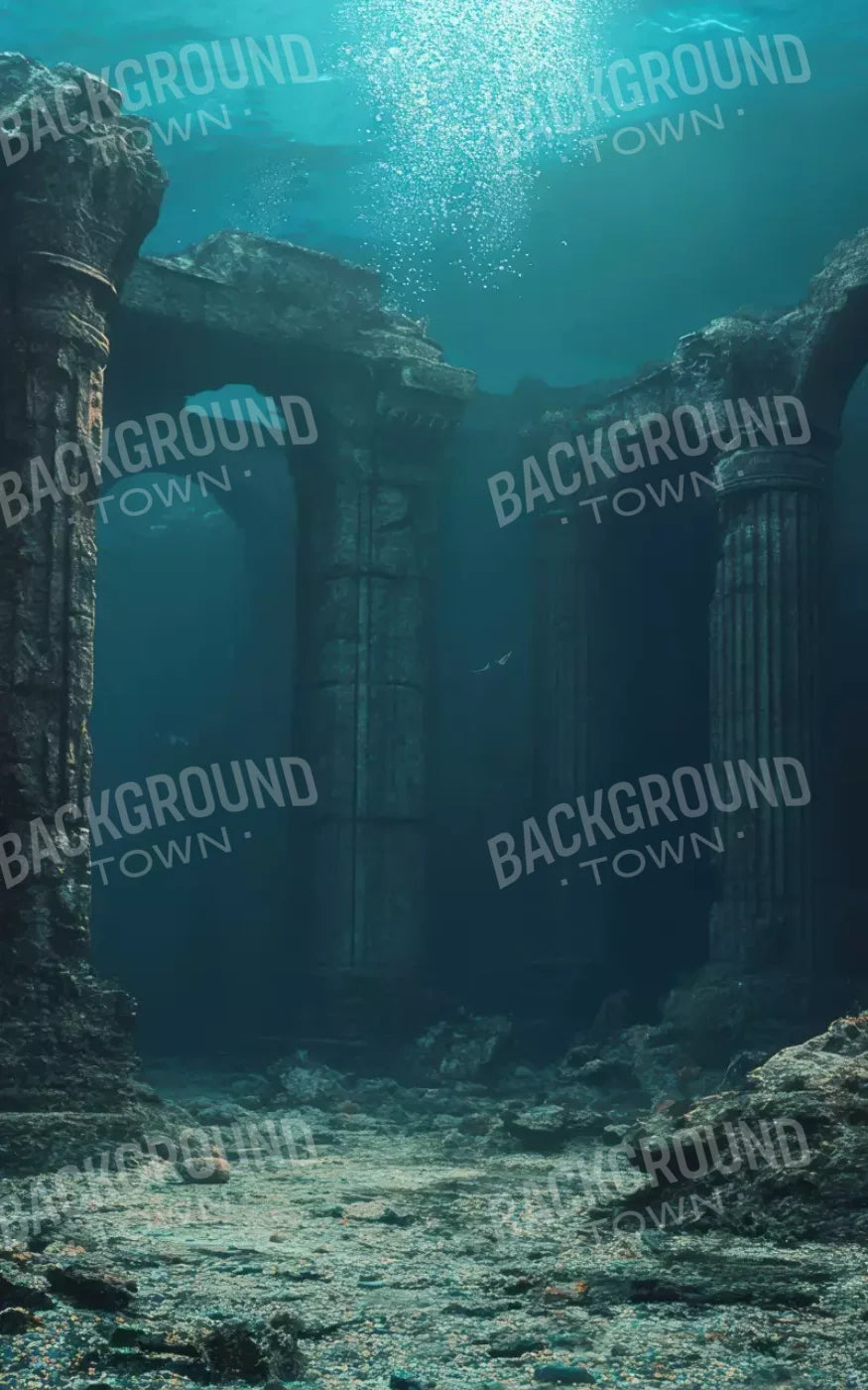 UnderwaterPillars 5’x8’ UltraCloth (60 x 96 inch) Backdrop