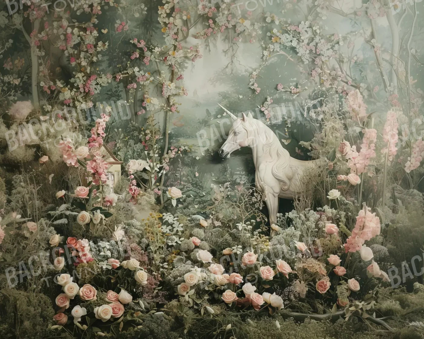 Unicorn Spotting 10’X8’ Fleece (120 X 96 Inch) Backdrop