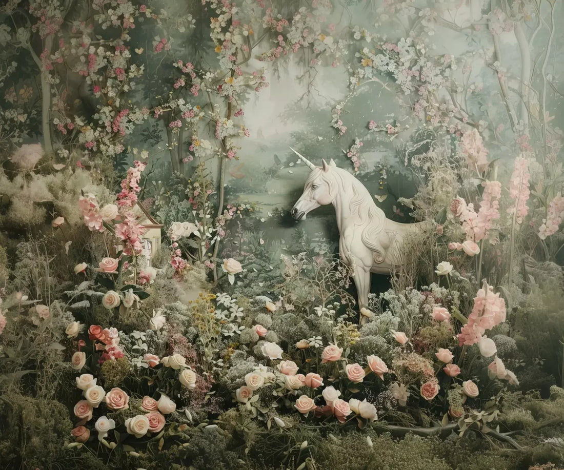 Unicorn Spotting 5’X4’2 Fleece (60 X 50 Inch) Backdrop