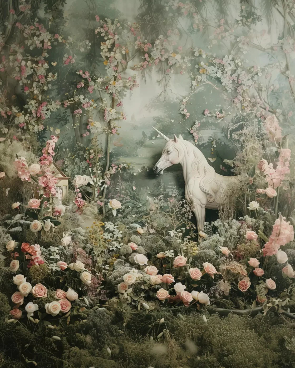 Unicorn Spotting 8’X10’ Fleece (96 X 120 Inch) Backdrop