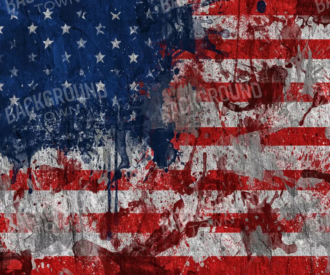 Blue Patriotic Backdrop for Photography