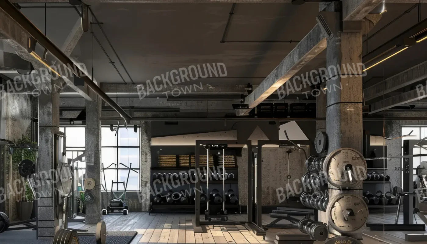 Urban Fitness Center 14’x8’ UltraCloth (168 x 96 inch) Backdrop
