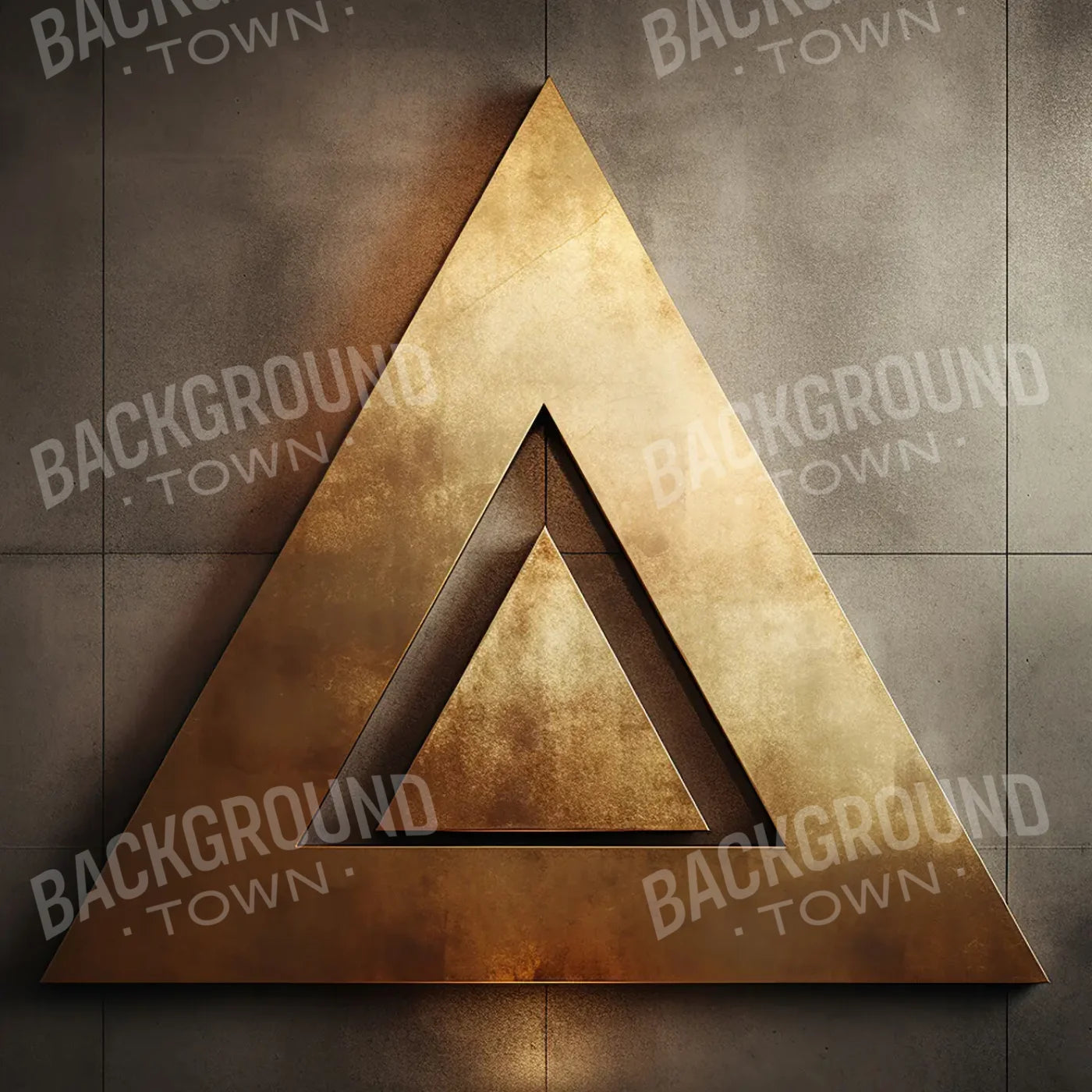 Urban Golden Triangle 8’x8’ Fleece (96 x 96 inch) Backdrop