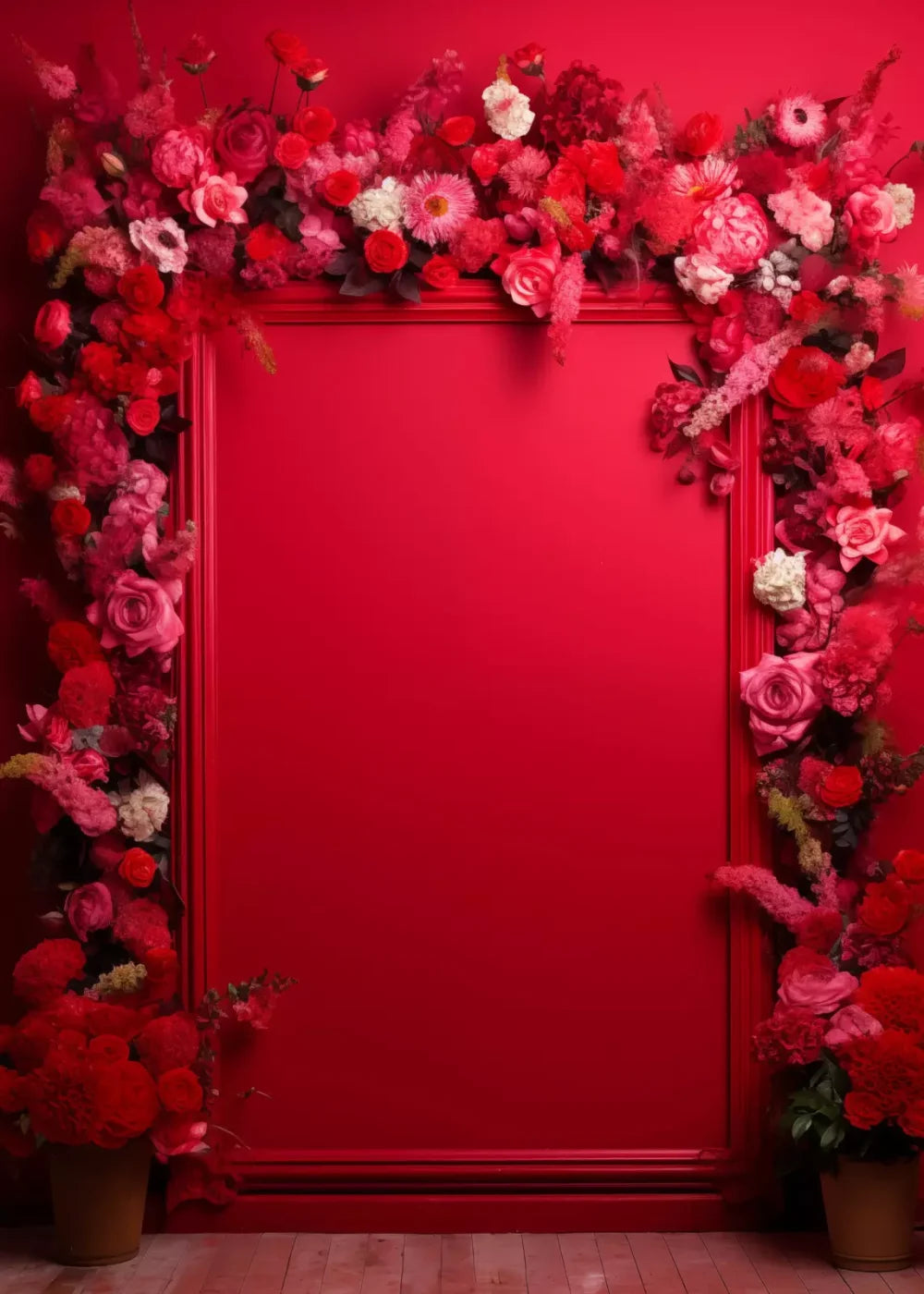 Valentine Red I 5X7 Ultracloth ( 60 X 84 Inch ) Backdrop
