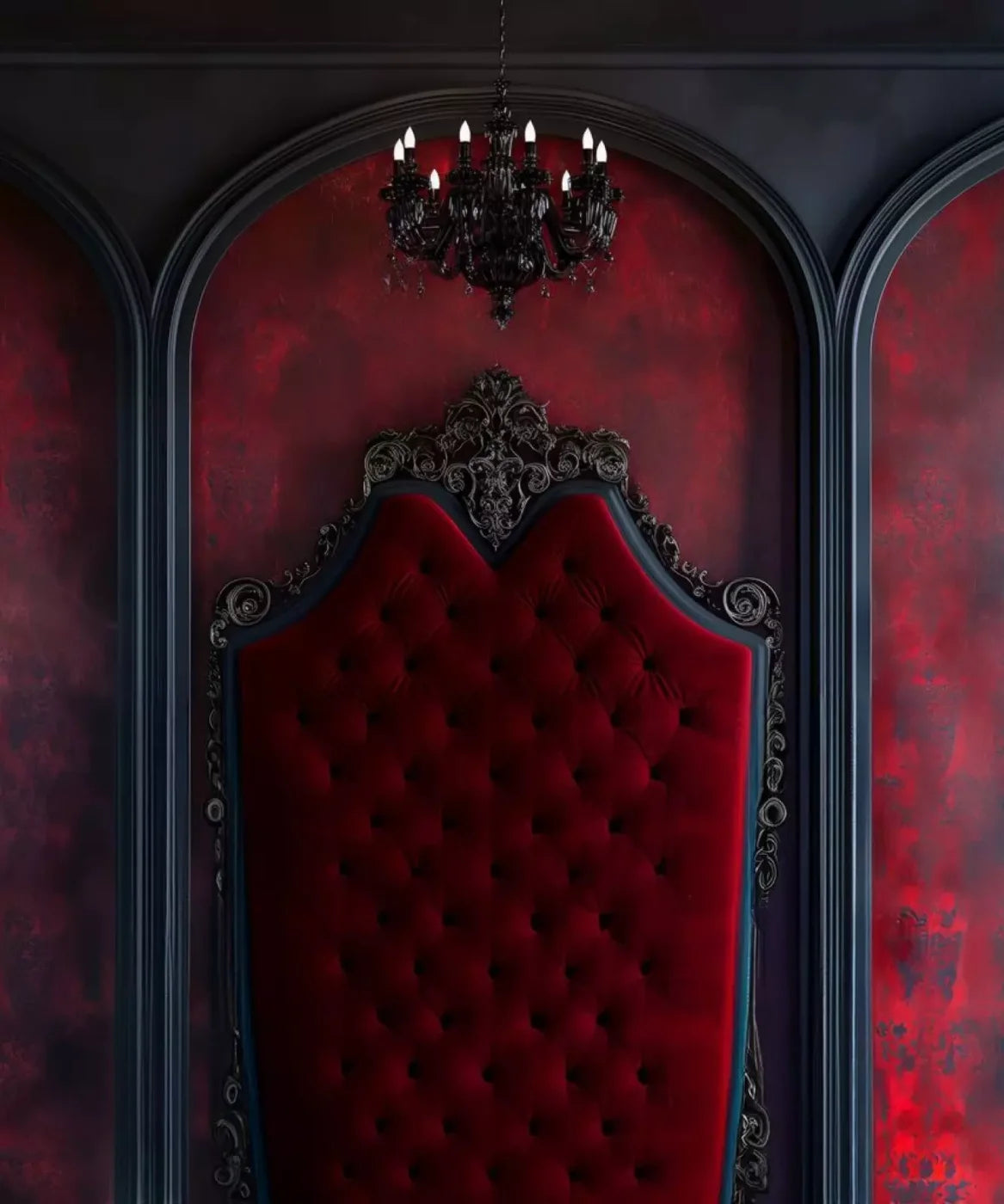Vampire Bedroom Wall 10’X12’ Ultracloth (120 X 144 Inch) Backdrop