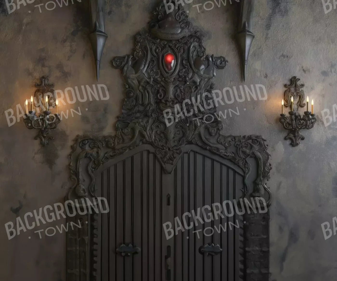 Vampire Bedroom Wall Ii 12’X10’ Ultracloth (144 X 120 Inch) Backdrop