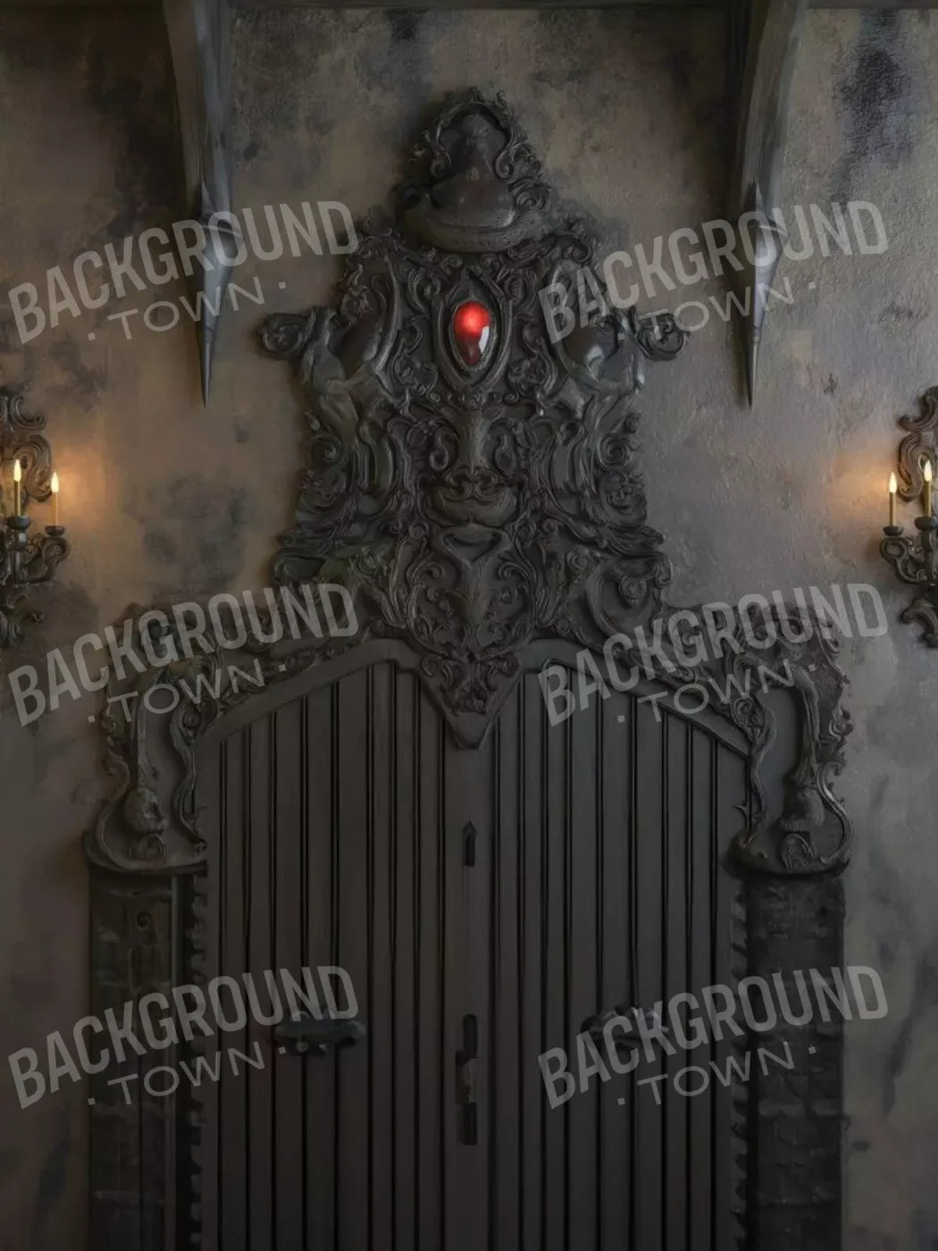 Vampire Bedroom Wall Ii 5’X6’8 Fleece (60 X 80 Inch) Backdrop
