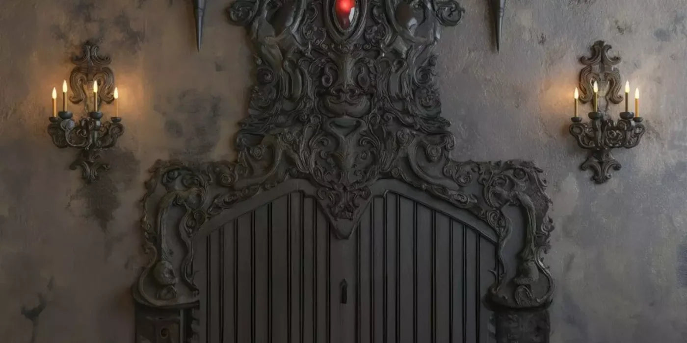 Vampire Bedroom Wall Ii 16’X8’ Ultracloth (192 X 96 Inch) Backdrop
