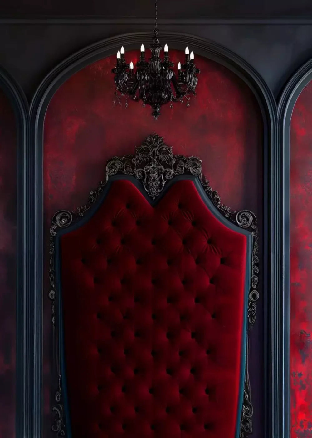 Vampire Bedroom Wall 5’X7’ Ultracloth (60 X 84 Inch) Backdrop