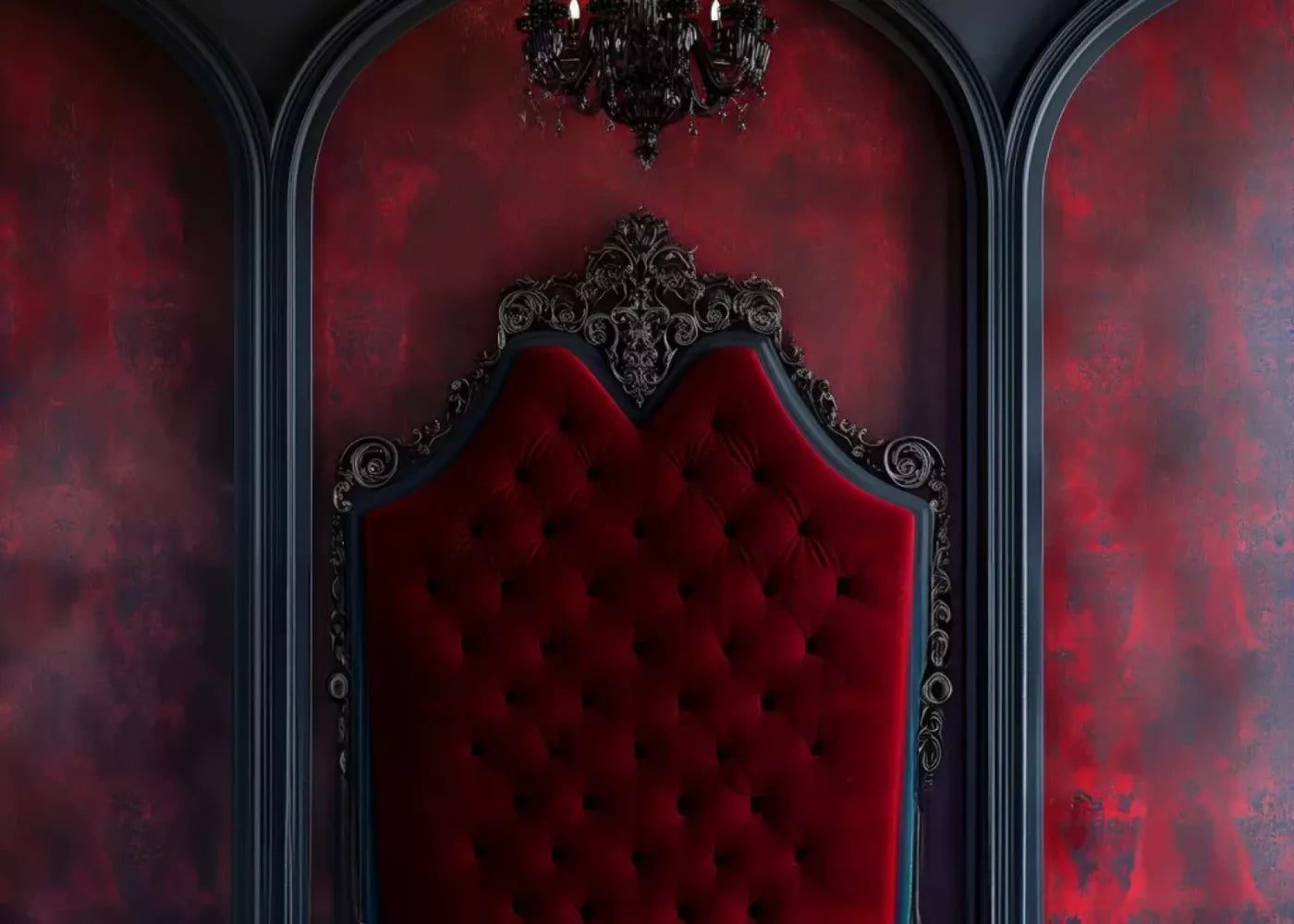 Vampire Bedroom Wall 7’X5’ Ultracloth (84 X 60 Inch) Backdrop